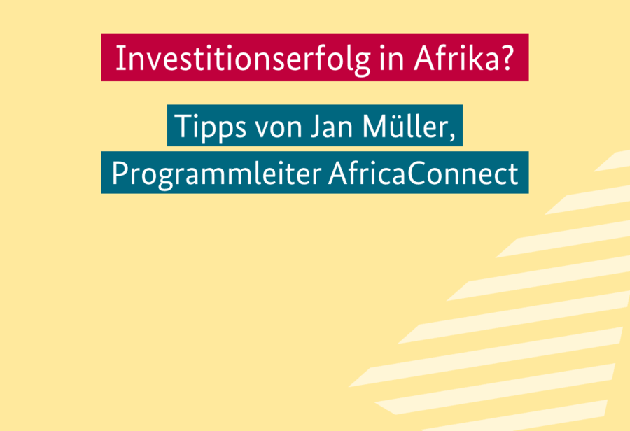 Grafik Investitionserfolg in Afrika 