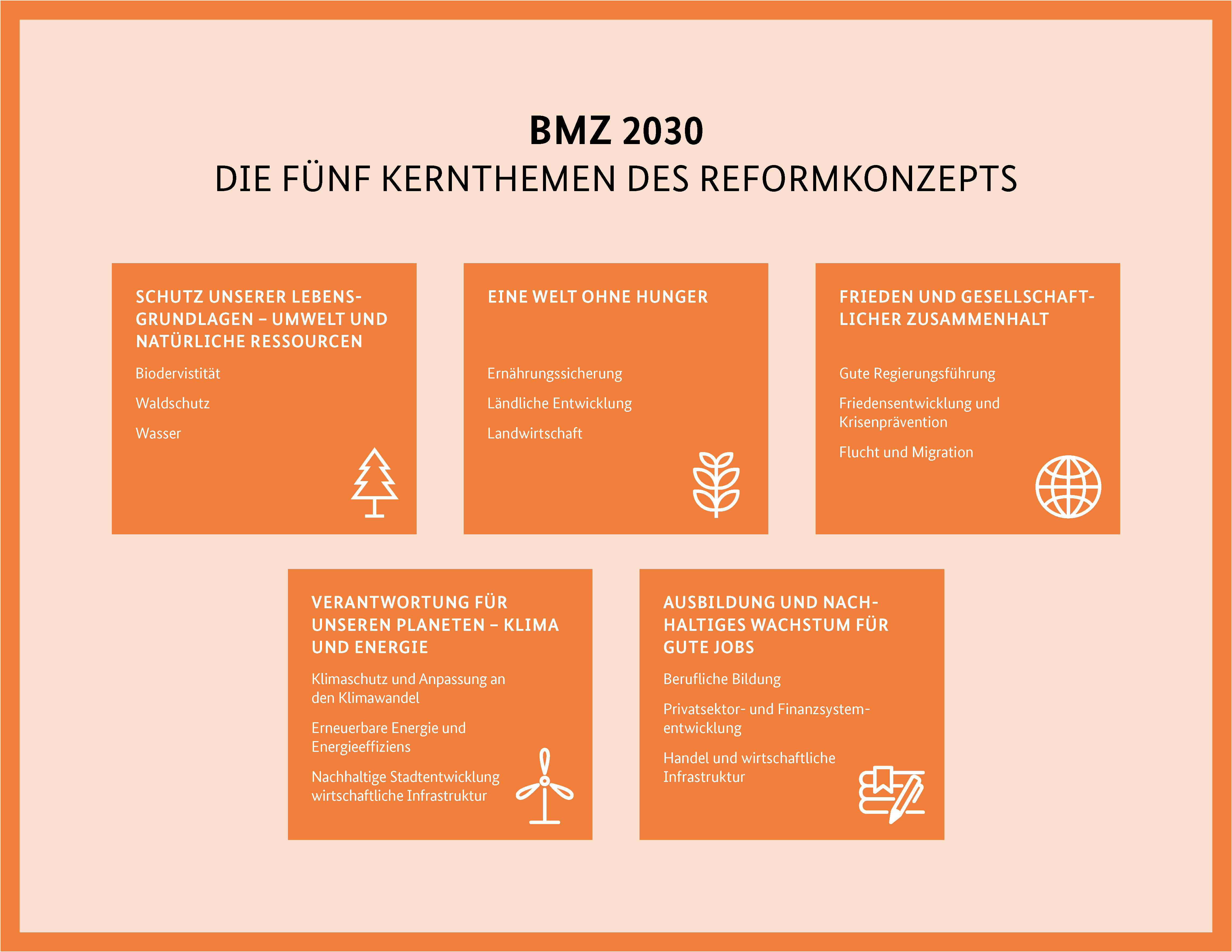 BMZ Reformkonzept 5 Kernthemen